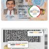 USA Arkansas driving license template in PSD format, with the fonts