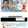 USA Florida driving license template in PSD format