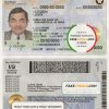 USA Indiana driving (operator) license template in PSD format (2019 – present)