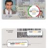 USA Kansas driving license template in PSD format