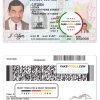 USA Kentucky driving license template in PSD format
