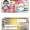USA Maryland driving license template in PSD format