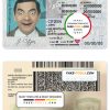 USA Massachusetts driving license template in PSD format, with the fonts