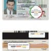 USA Minnesota driving license template in PSD format, with the fonts