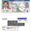 USA Nevada driving license template in PSD format
