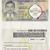 USA Vermont driving license template in PSD format (2019 - present) scan effect