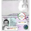United Kingdom passport template in PSD format (2020 - present) scan effect