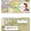 Western Australia driver license template in PSD format, fully editable scan effect