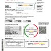 Germany E.ON Energie electricity utility bill template in Word and PDF format