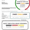 Germany Energis utility bill template in Word and PDF format, fully editable