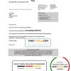 Germany RECHNUNG O2 utility bill template in Word and PDF format