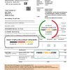 Germany TV Cabel utility bill template in Word and PDF format, fully editable