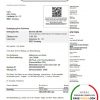 Germany VATTENFALL utility bill template in Word and PDF format (in German language)