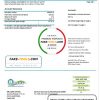 Guatemala INDE Instituto Nacional de Electrificación electricity utility bill template in Word and PDF format