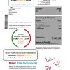 Ireland Virgin Media utility bill template in Word and PDF format, version 2