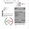 Ireland Virgin Media utility bill template editable in Word and PDF, version 1