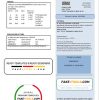 Italy Publiacqua utility bill template in Word and PDF format