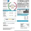 Kuwait Ministry of Electricity and Water utility bill template in Word and PDF format