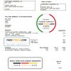Latvia Renfe utility bill template, fully editable in PSD format