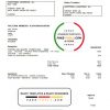Latvia Renfe utility bill template in Word and PDF format
