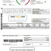 Moldova Gas utility bill template, fully editable in PSD format