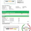 Netherlands KPN utility bill template in Word and PDF format