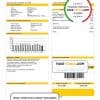 Peru Luz Del Sur utility bill template, fully editable in PSD format