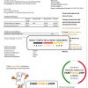 Poland Orange utility bill template in Word and PDF format