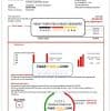 Spain EDP Energia utility bill template in Word and PDF format