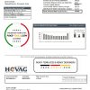Syria HOVAG Company electricity utility bill template in Word and PDF format