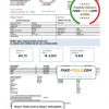 Turkey Gediz Elektrik utility bill template in Word and PDF format, fully editable