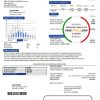 USA California Santa Ynez water utility bill template in Word and PDF format
