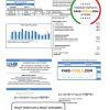 USA Fallbrook Public utility bill template in Word and PDF format