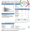 USA Georgia Savannah utility bill template in Word and PDF format