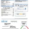 USA Illinois Nicor gas utility bill template in Word and PDF format