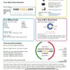 United Kingdom LoCO2 Energy utility bill template in Word and PDF format
