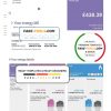 United Kingdom Npower utility bill template, fully editable in PSD format