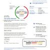 United Kingdom Standard Life utility bill template in Word and PDF format