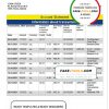 Albania Credins Bank statement template in Word and PDF format