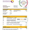 Algeria Banque De Developpement Local bank statement template in Excel and PDF format