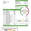 Algeria Banque nationale d’Algérie (BNA) bank statement template in Excel and PDF formatAlgeria Banque nationale d’Algérie (BNA) bank statement template in Excel and PDF format scan effect