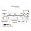 Andorra Andbank bank statement template in Word and PDF format, good for address prove scan effect