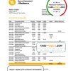 Andorra BancSabadell d'Andorra bank statement template in Excel and PDF format scan effect
