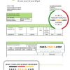 Andorra Credit Andorra bank statement template in Excel and PDF format scan effect