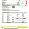 Andorra MoraBank bank statement template in Word and PDF format