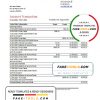 Angola Banco BIC bank statement template in Excel and PDF format