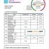 Angola Banco Ecenomico bank statement template in Excel and PDF format