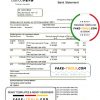 Angola Banco Yetu bank statement template in Excel and PDF format
