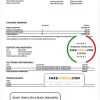 Argentina BBVA proof of address bank statement template in Word and PDF format (.doc and .pdf)