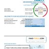 Australia ANZ proof of address bank statement template in .xls and .pdf format, fully editable